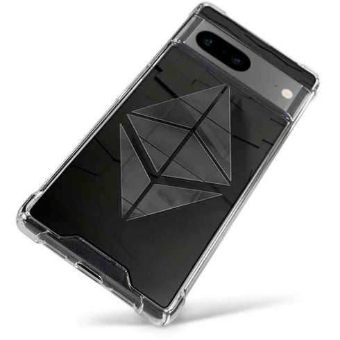 Ethereum Textured Logo Google Pixel 7a Clear Case